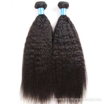Virgin Peruvian Human Hair In Bulk, 10a 100% Curly Hair Bundles With Lace Closure Vendor,Unprocessed Kinky Straight Extensions